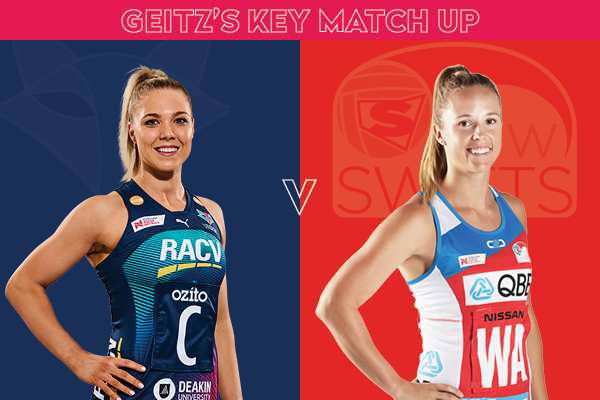 Vixens and Swifts Key Match Up - Kate Moloney and Paige Hadley