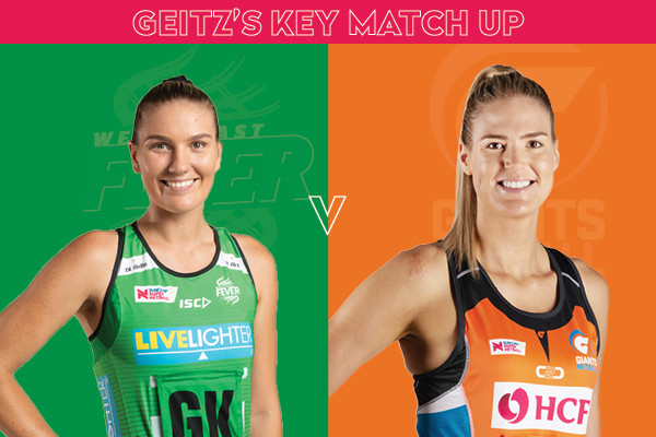 Fever and Giants Key Match Up - Courtney Bruce and Caitlin Bassett