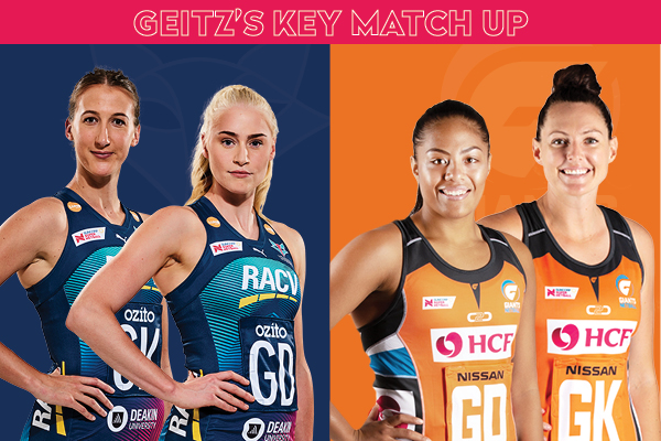 Vixens and Giants Key Match Up - Emily Mannix and Jo Harten and Kristiana Manu'a and Sam Poolman