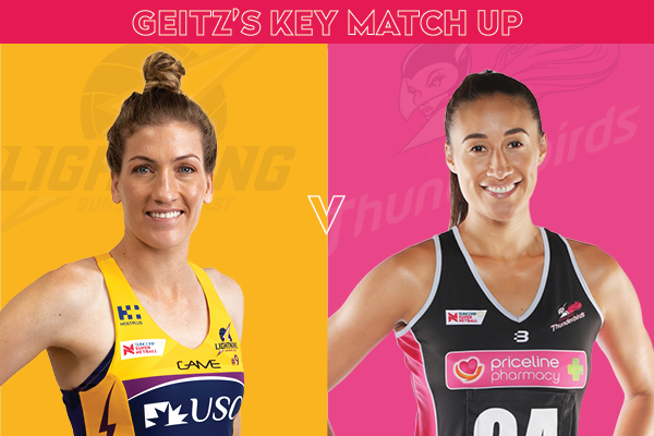 Lightning and Thunderbirds Key Match Up - Karla Pretorius and Maria Folau